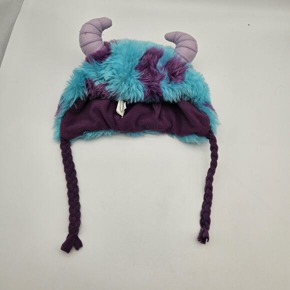 elope Accessories - Disney Pixar Monsters University Sulley Furry Horn Hat Blue Purple Costume Adult
